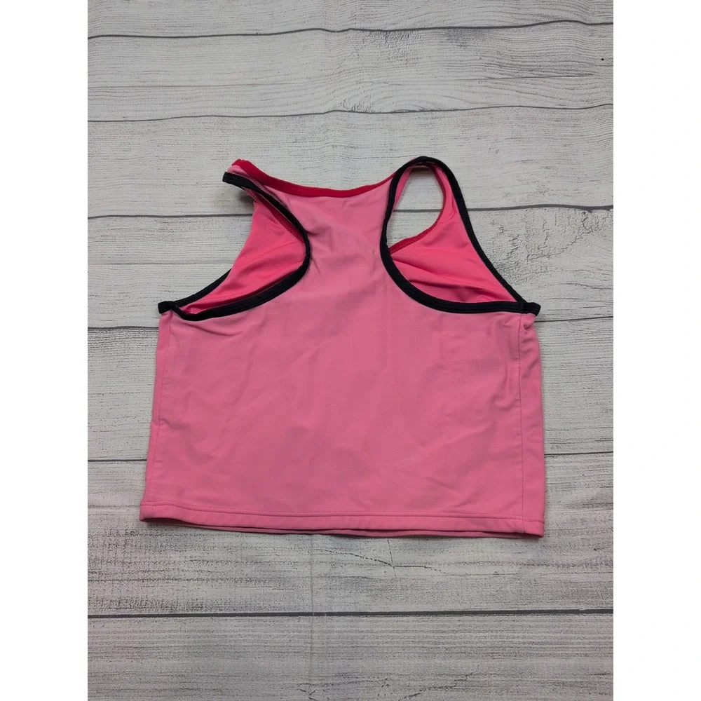 12 Primary Pink Tankini Top